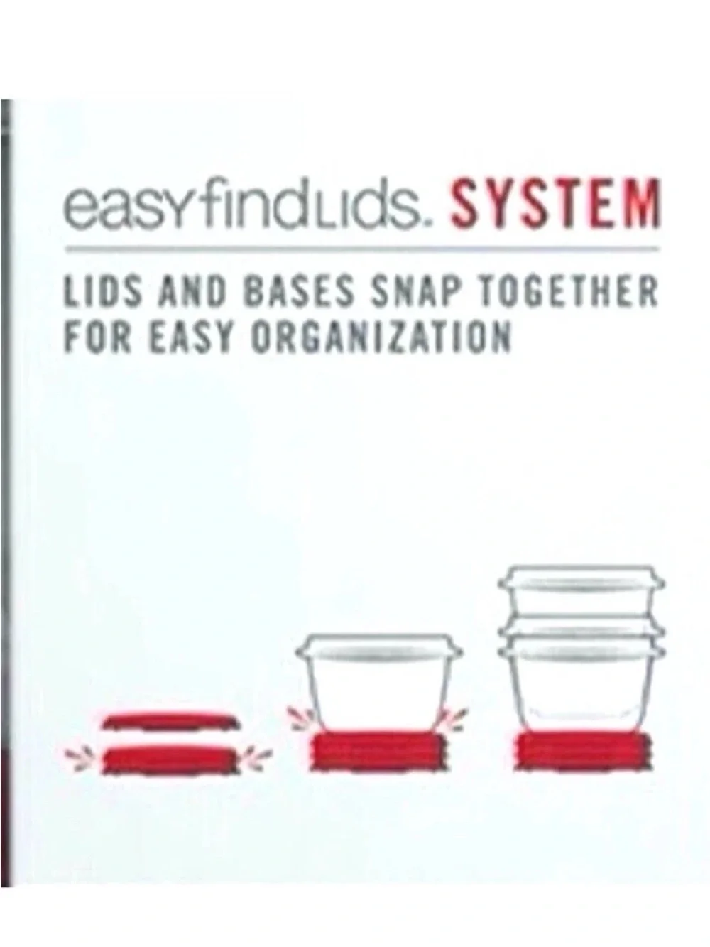 NEW 2 Pack RUBBERMAID Easy Find Lids Food Storage Containers 0.5 Cup Green